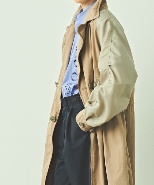 kha:ki(カーキ)の「「KHA:KI/カーキ」ミリタリーコンビネーションコート(トレンチコート・レディース・ベージュ・2/1)」の4枚目の写真