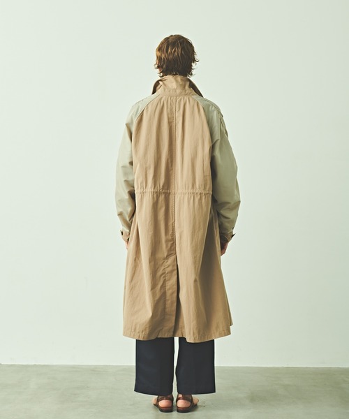 kha:ki(カーキ)の「「KHA:KI/カーキ」ミリタリーコンビネーションコート(トレンチコート・レディース・ベージュ・2/1)」の9枚目の写真