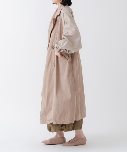 kha:ki(カーキ)の「「KHA:KI/カーキ」ミリタリーコンビネーションコート(トレンチコート・レディース・ベージュ・2/1)」の17枚目の写真