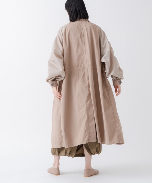 kha:ki(カーキ)の「「KHA:KI/カーキ」ミリタリーコンビネーションコート(トレンチコート・レディース・ベージュ・2/1)」の15枚目の写真
