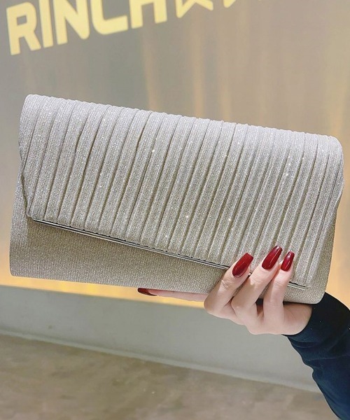 Miniministore(ミニミニストア)の「パーティーバッグ 結婚式 クラッチバッグ(クラッチバッグ・レディース・シルバー/ブルー/シャンパン/ブラック・フリー)」の3枚目の写真