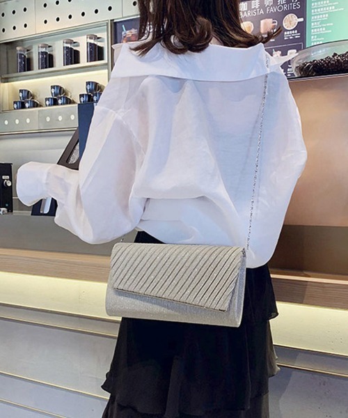 Miniministore(ミニミニストア)の「パーティーバッグ 結婚式 クラッチバッグ(クラッチバッグ・レディース・シルバー/ブルー/シャンパン/ブラック・フリー)」の5枚目の写真