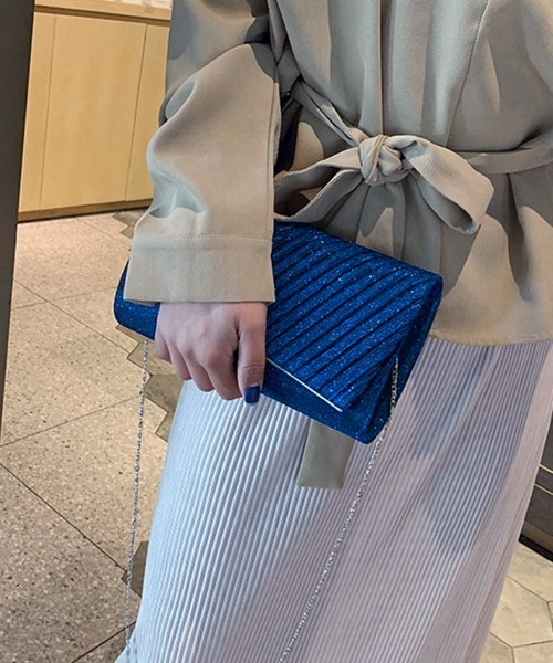 Miniministore(ミニミニストア)の「パーティーバッグ 結婚式 クラッチバッグ(クラッチバッグ・レディース・シルバー/ブルー/シャンパン/ブラック・フリー)」の7枚目の写真