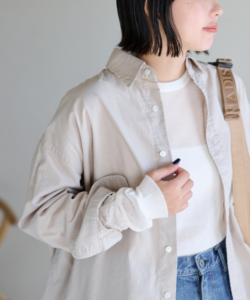 FRAMeWORK（フレームワーク）の「シアーワッフルロンT（Tシャツ/カットソー・レディース・ブラック/ホワイト・FREE）」の18枚目の写真