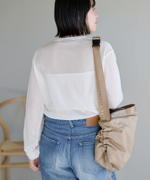 FRAMeWORK（フレームワーク）の「シアーワッフルロンT（Tシャツ/カットソー・レディース・ブラック/ホワイト・FREE）」の22枚目の写真