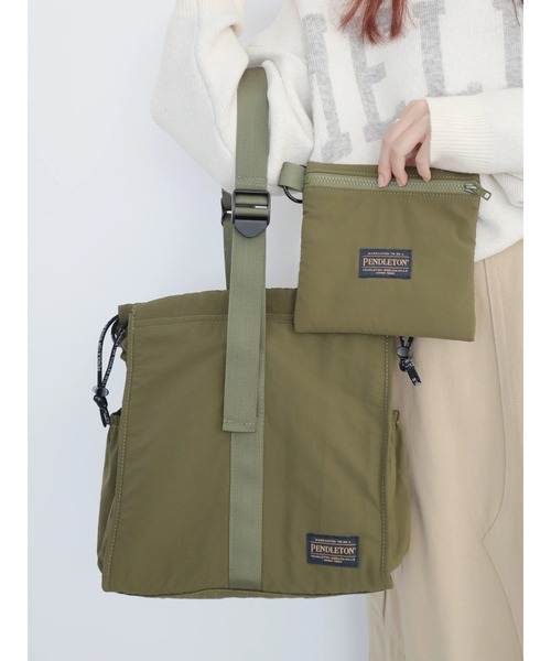 セール】<PENDLETON×MARIE INABA>DRAW 2WAY BAG（エコバッグ