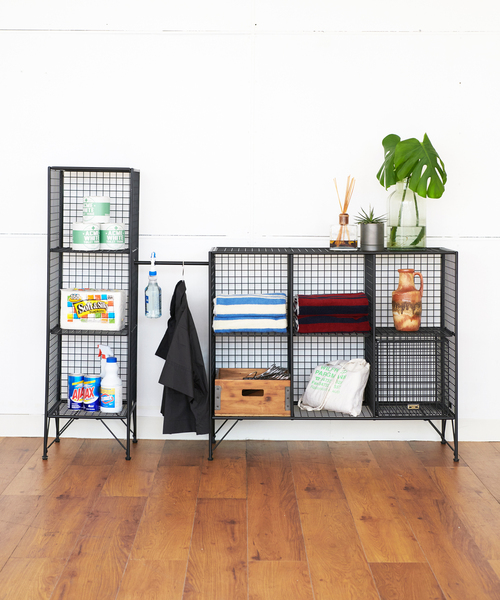 journal standard Furniture （ジャーナルスタンダードファニチャー）の「PAXTON MESH RACK 3 GRID パクストン メッシュ ラック 3（家具・レディース・その他・FREE）」の22枚目の写真