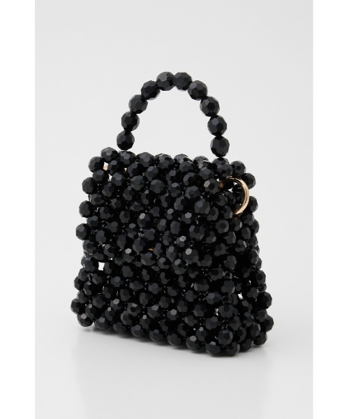 rienda（リエンダ）の「クリスタルボールミニバック（ショルダーバッグ・レディース・クリア/ブラック・FREE）」の5枚目の写真