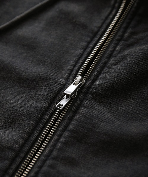 CLEL(クレイル)の「【CLEL】Heavy Weight Logo Embroidered Full-Zip Hoodie/ヘビーウェイト ロゴ刺繍フルジップパーカー(パーカー・メンズ・ブラック/チャコールグレー/ナチュラル/ブラウン系/グレー系/ブラック系/ブルー系/グレー系1/ホワイト系1/ネイビー系1/グリーン系1/グレー/レッド系1・M/S/XS/L/XXS)」の18枚目の写真