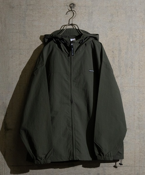 Red Cap Girl(レッドキャプガール)の「【a-r】〔RedCapGirl/レッドキャップガール〕ナイロン バックイラスト フードジャケット(ナイロンジャケット・メンズ・ベージュ/カーキ/ブラック・MEDIUM/LARGE)」の13枚目の写真