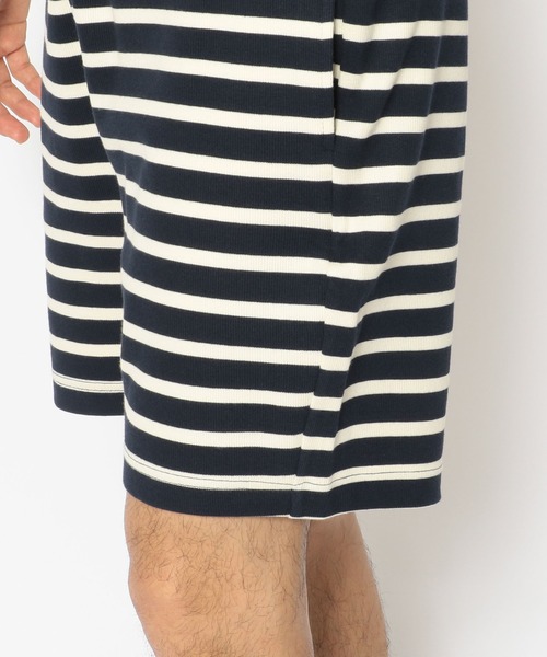 AVIREX（アヴィレックス）の「《DAILY/デイリー》BORDER RIB SHORT PANT / ボーダー リブ ショーツ / AVIREX / アヴィレックス（その他パンツ・メンズ・ホワイト系2/オリーブ系/ブラック/ネイビー/オレンジ/ブルー・L/M/XL）」の13枚目の写真