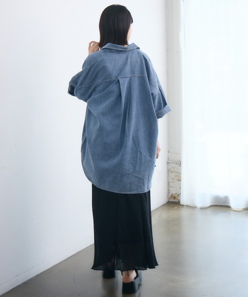 RETRO GIRL（レトロガール）の「細プリーツラメSK（スカート・レディース・ブラック/ピンク/シルバー/ブラウン・FREE）」の21枚目の写真