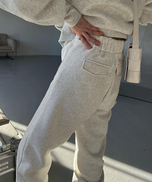sweat raised back jogger slit PT（スウェットパンツ）｜WILLFULLY  
