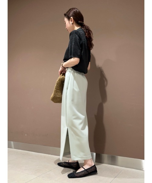 Mila Owen（ミラオーウェン）の「SET UPサイドスリットストレート