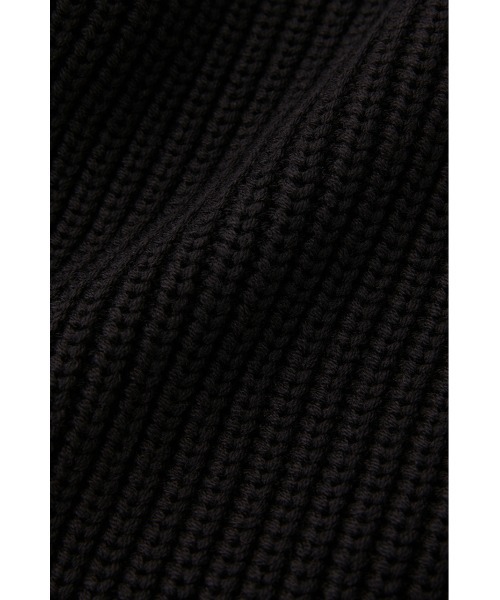 M_(エムアンダーバー)の「植物由来の再生繊維を使用したあたたかみのあるニット やわらかな着心地の襟付きニットカーディガン(カーディガン/ボレロ・レディース・ブラック/アイボリー・FREE)」の14枚目の写真