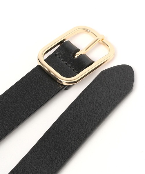 studio CLIP（スタディオクリップ）の「23mmレザーベルト（ベルト・レディース・ブラック/ベージュ/ブラウン・FREE）」の5枚目の写真