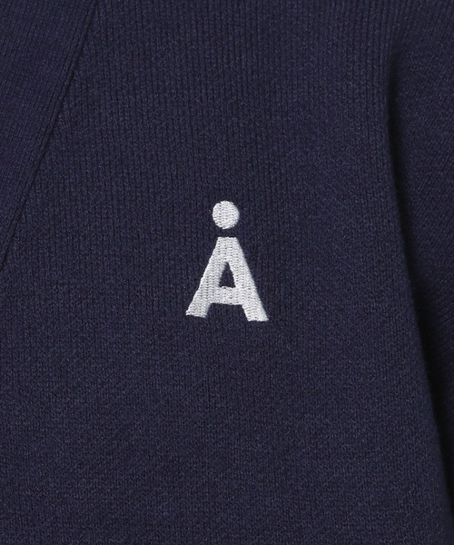 【セール】【UNISEX】ALAND／Alogoニットカーデ（カーディガン/ボレロ）｜ALAND（エーランド）