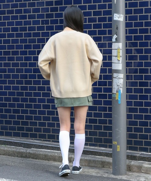 【セール】【UNISEX】ALAND／Alogoニットカーデ（カーディガン/ボレロ）｜ALAND（エーランド）