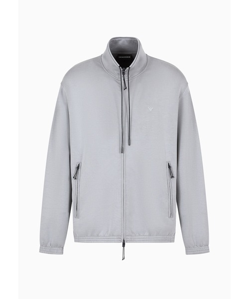 EMPORIO ARMANI（エンポリオアルマーニ）の「【エンポリオ アルマーニ】トラベル エッセンシャル フルジップスウェットシャツ ダブルジャージー（スウェット・メンズ・ネイビー/グレー・LARGE/MEDIUM/SMALL/XX-LARGE）」の7枚目の写真