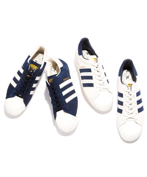 adidas(アディダス)の「【別注】BY∵ adidas SUPERSTAR スニーカー◆(スニーカー・レディース・ネイビー/オフホワイト・23.5cm/23cm/24cm/22.5cm/25cm/24.5cm)」の5枚目の写真