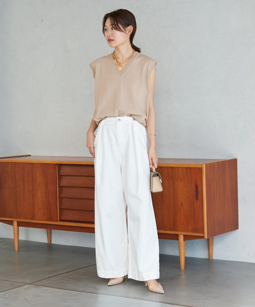 Plage TWIST COTTON ベスト COTTON SLUB KNIT ベスト（ベスト）｜Plage（プラージュ）の通販