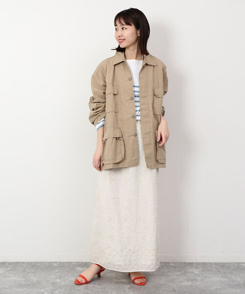 SLOBE IENA（スローブイエナ）の「コットンフラワーモチーフ刺繍