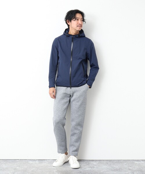 NOLLEY’S(ノーリーズ)の「撥水ストレッチフードブルゾン(ブルゾン・メンズ・ネイビー/オリーブ/ブルー・S/M/L)」の6枚目の写真