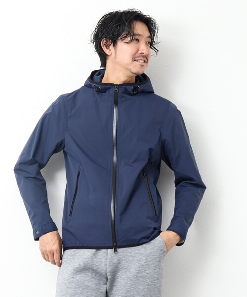 NOLLEY’S(ノーリーズ)の「撥水ストレッチフードブルゾン(ブルゾン・メンズ・ネイビー/オリーブ/ブルー・S/M/L)」の11枚目の写真