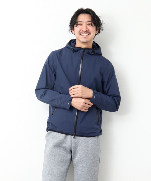 NOLLEY’S(ノーリーズ)の「撥水ストレッチフードブルゾン(ブルゾン・メンズ・ネイビー/オリーブ/ブルー・S/M/L)」の15枚目の写真