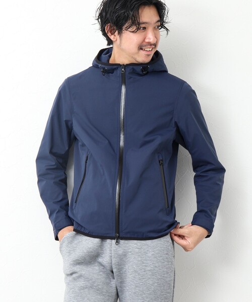 NOLLEY’S(ノーリーズ)の「撥水ストレッチフードブルゾン(ブルゾン・メンズ・ネイビー/オリーブ/ブルー・S/M/L)」の16枚目の写真