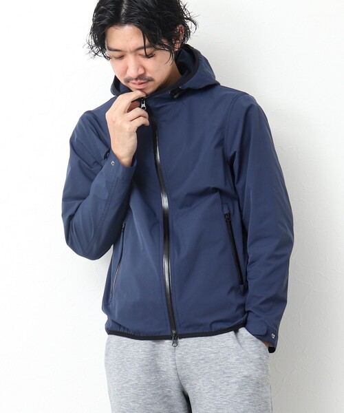 NOLLEY’S(ノーリーズ)の「撥水ストレッチフードブルゾン(ブルゾン・メンズ・ネイビー/オリーブ/ブルー・S/M/L)」の17枚目の写真