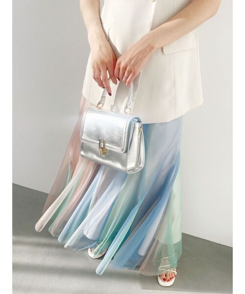 MERCURYDUO(マーキュリーデュオ)の「グラデーションチュールボリュームスカート(スカート・レディース・ブラック/ピンク/その他1・SMALL/MEDIUM)」の8枚目の写真