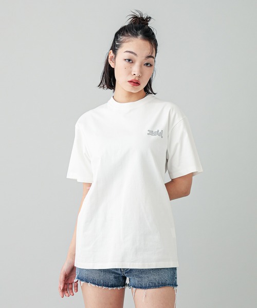 「 」 半袖カットソー X-SMALL ホワイト レディース Calvin Klein 「Calvin Klein」 半袖カットソー X-SMALL