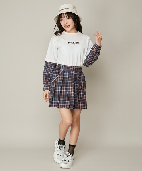 JENNI(ジェニィ)の「ロゴベルトバケットハット(ハット・キッズ・アイボリー/ブラック・54cm/56cm)」の8枚目の写真