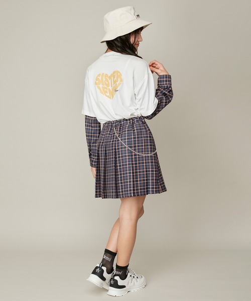 JENNI(ジェニィ)の「ロゴベルトバケットハット(ハット・キッズ・アイボリー/ブラック・54cm/56cm)」の9枚目の写真