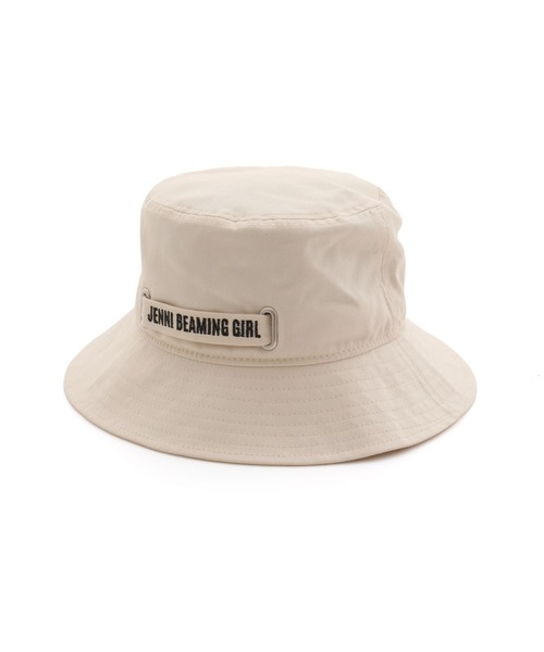 JENNI(ジェニィ)の「ロゴベルトバケットハット(ハット・キッズ・アイボリー/ブラック・54cm/56cm)」の12枚目の写真