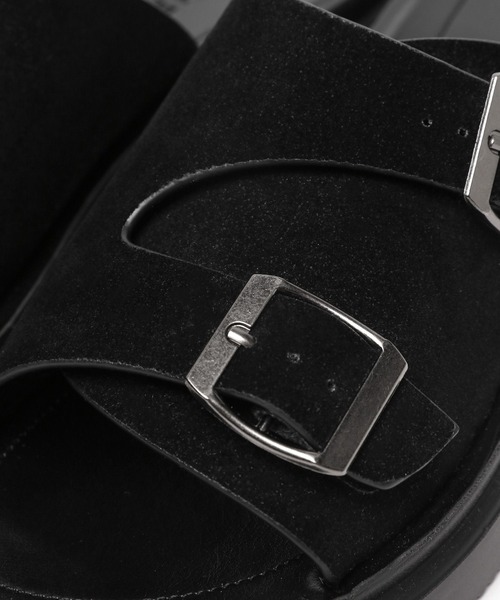 LEPSIM(レプシィム)の「フェイクスウェードスライドサンダル 996282(サンダル・レディース・グレイッシュベージュ/ブラック・LARGE/MEDIUM)」の6枚目の写真