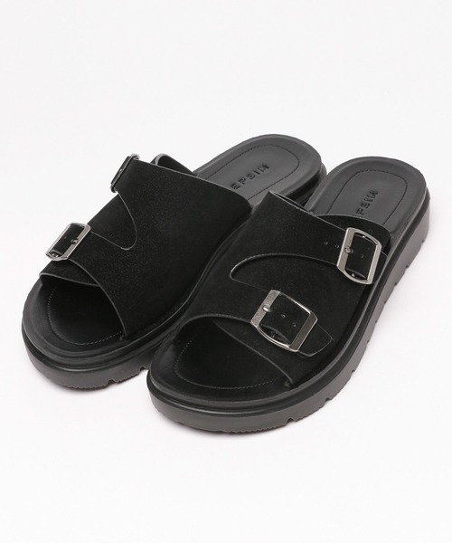 LEPSIM(レプシィム)の「フェイクスウェードスライドサンダル 996282(サンダル・レディース・グレイッシュベージュ/ブラック・LARGE/MEDIUM)」の8枚目の写真