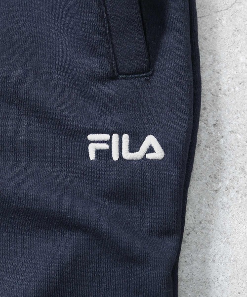FILA（フィラ）の「【FILA】 ワンポイント ロゴ 刺繍 ストレッチ 裏毛 ポンチ ジョガーパンツ（スウェットパンツ・メンズ・ブラック/杢グレー/ネイビー・X-LARGE/LARGE/MEDIUM）」の14枚目の写真