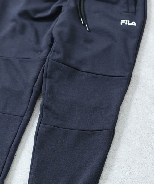 FILA（フィラ）の「【FILA】 ワンポイント ロゴ 刺繍 ストレッチ 裏毛 ポンチ ジョガーパンツ（スウェットパンツ・メンズ・ブラック/杢グレー/ネイビー・X-LARGE/LARGE/MEDIUM）」の16枚目の写真