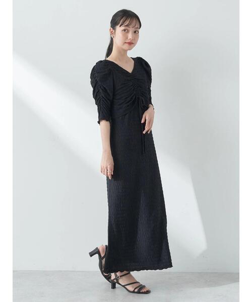 earth music&ecology（アースミュージックアンドエコロジー）の「やわらかカットソーレイヤード見えワンピース（ワンピース・レディース・ミント/ピンク/ブラック/アイボリー/ブルー・FREE）」の12枚目の写真