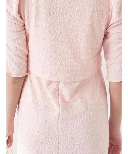 earth music&ecology（アースミュージックアンドエコロジー）の「やわらかカットソーレイヤード見えワンピース（ワンピース・レディース・ミント/ピンク/ブラック/アイボリー/ブルー・FREE）」の7枚目の写真