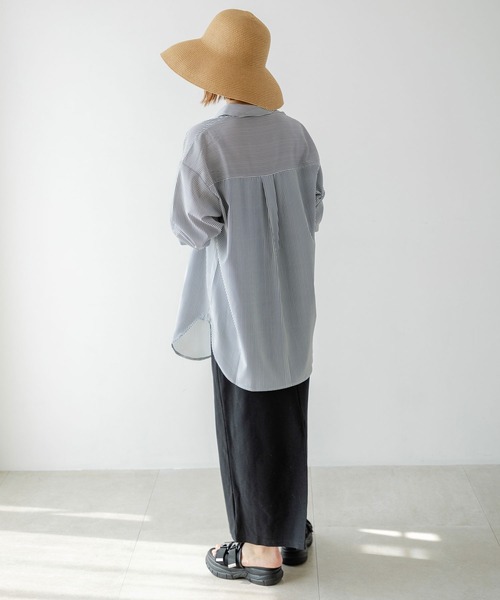 クラネ　ラッシュガード　シャツ ホワイトオーバーサイズシャツ　サイズ2 クラネ ラッシュガード シャツ ホワイトオーバーサイズシャツ