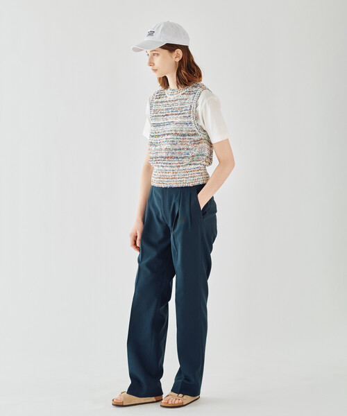 Coohem（コーヘン）の「COOHEM | マルチボーダーニットベスト WOMEN（ベスト・レディース・ホワイト系その他/ベージュ系その他・F）」の15枚目の写真