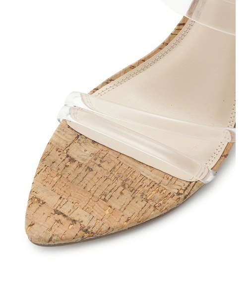 SNIDEL（スナイデル）の「バリエミュール（サンダル・レディース・クリア/ライトベージュ/ブラック・LARGE/MEDIUM/SMALL）」の9枚目の写真