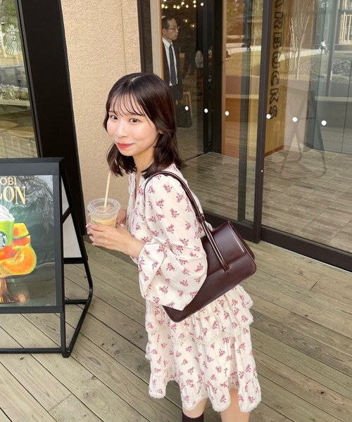 flower chiffon mini cami op