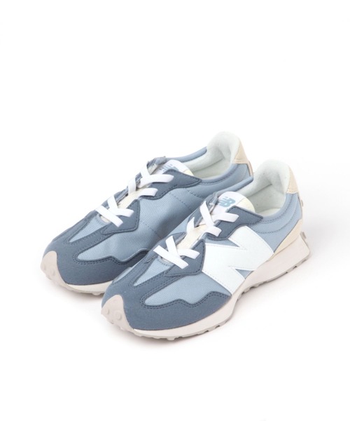BAYFLOW(ベイフロー)の「【new balance(ニューバランス)】327(KIDS)(スニーカー・キッズ・グレー/ブルー・21.0cm/20.0cm/19.0cm/18.0cm/17.0cm)」の2枚目の写真