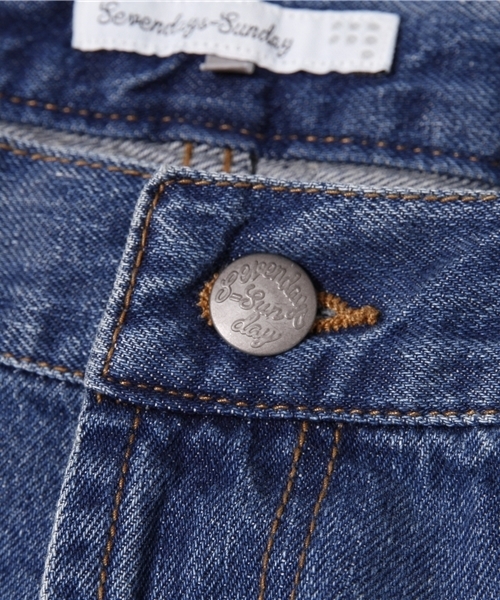 SEVENDAYS=SUNDAY(セブンデイズサンデイ)の「CONE DENIM スリムパンツ(その他パンツ・メンズ・インディゴブルー/ライトインディゴブルー・SMALL/MEDIUM/LARGE)」の11枚目の写真
