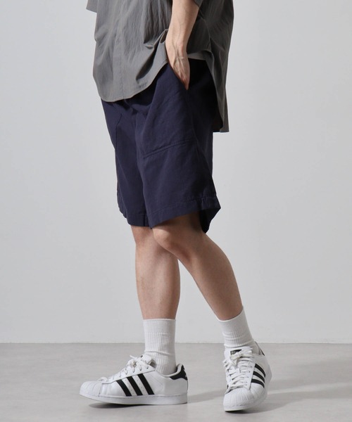 MONT KEMMEL(モンケメル)の「MONT KEMMEL COTTON LINEN TWILL EASY SHRORTS(その他パンツ・メンズ・ベージュ/ネイビー・38/40)」の9枚目の写真