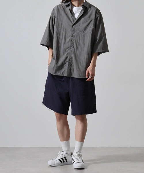 MONT KEMMEL(モンケメル)の「MONT KEMMEL COTTON LINEN TWILL EASY SHRORTS(その他パンツ・メンズ・ベージュ/ネイビー・38/40)」の11枚目の写真